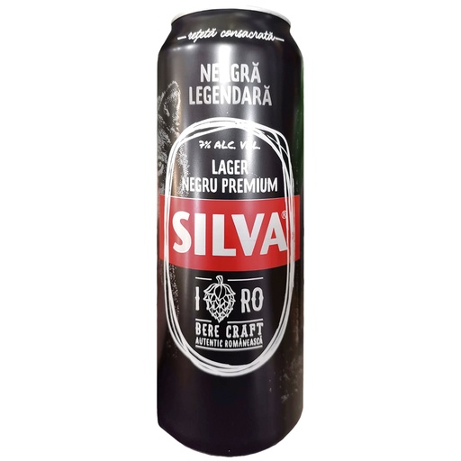 Sterk bier "Silva Craft Neagra", gepasteuriseerd, 7,0% vol.
