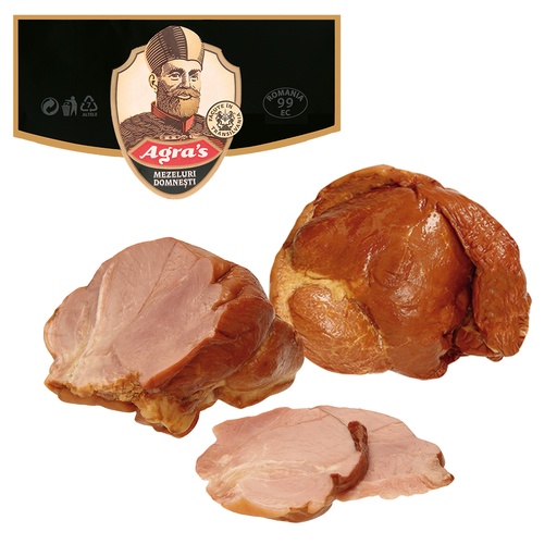 Ciolan fara os afumat vid Рулька варено-копченая, без кости.