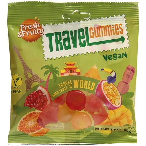 Фруктовые желейные конфеты с начинкой (15%).