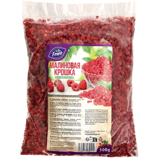 Frambozenkruimels, diepgevroren