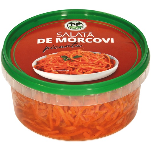 Салат из моркови, острый и пряный