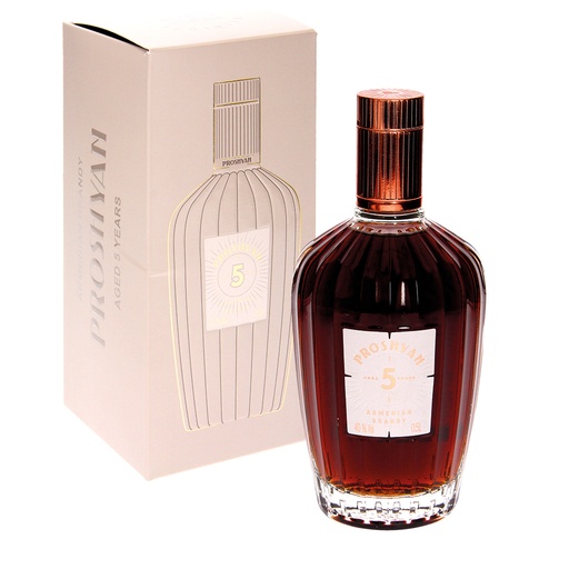 Армянский коньяк Прошьян в подарочной упаковке 5 лет 40 % ал