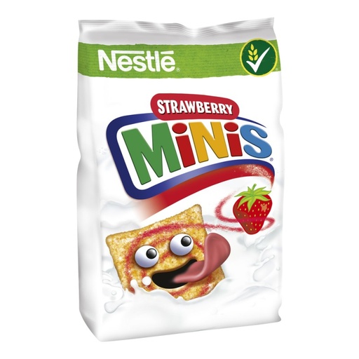 Nestlé minis met aardbeiensmaak