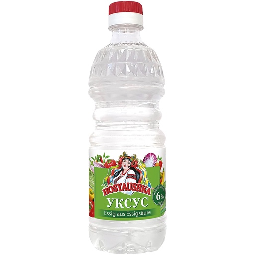 Azijn van azijnzuur, 6% zuur.
