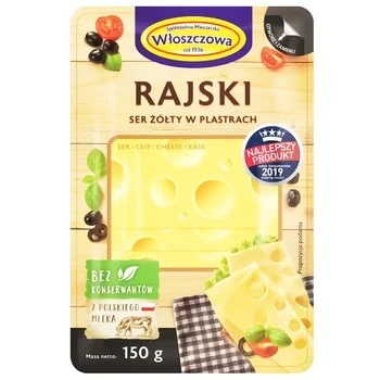 Paradijskaas plakjes met gaten 150g