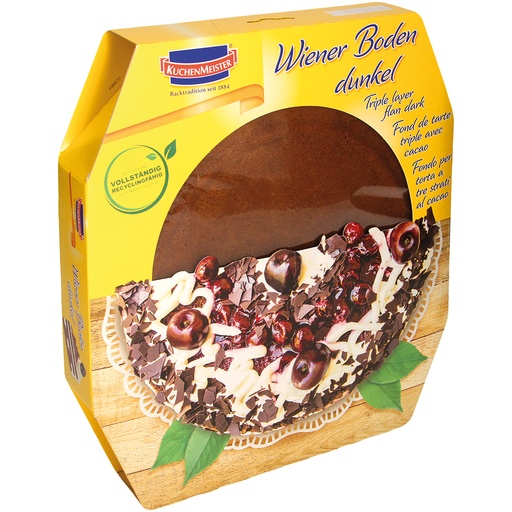 Коржи для торта тёмные 3 шт.