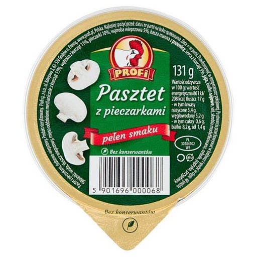 Profi pate met paddestoelen