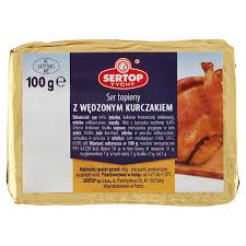 Sertop smeerkaas met gerookte kip