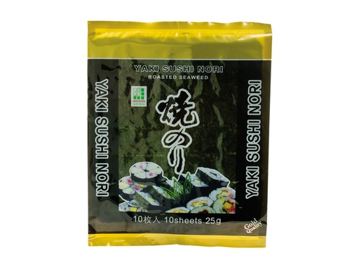Zeewier ger. kwal. goud JHFOODS pk 25g