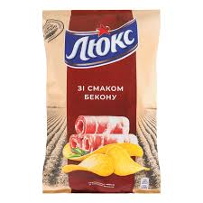 Mondelez Lyuks baconchips 125g