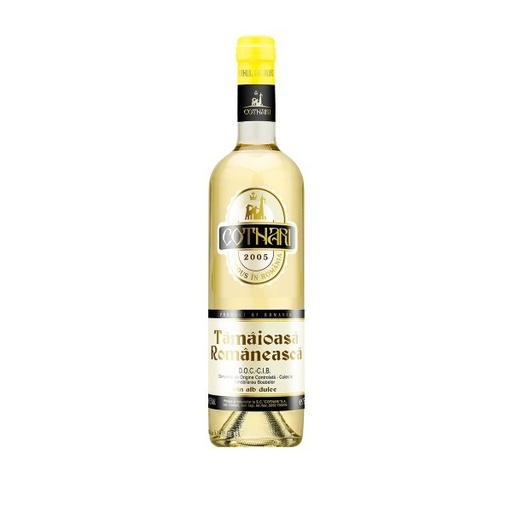 Cotnari Traditioneel Zwart Label Wit Zoet 13%