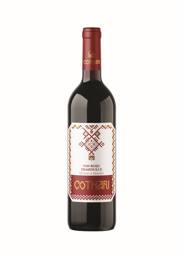 Cotnari Trad Feteasca Zwart Rood Halfzoet 12,5%