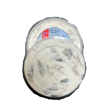 Uienharingfilet met mayonaise