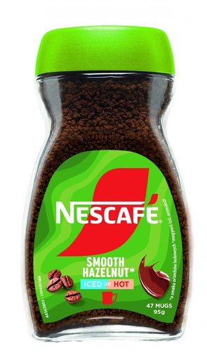 Nescafe oploskoffie met hazelnootsmaak 95g