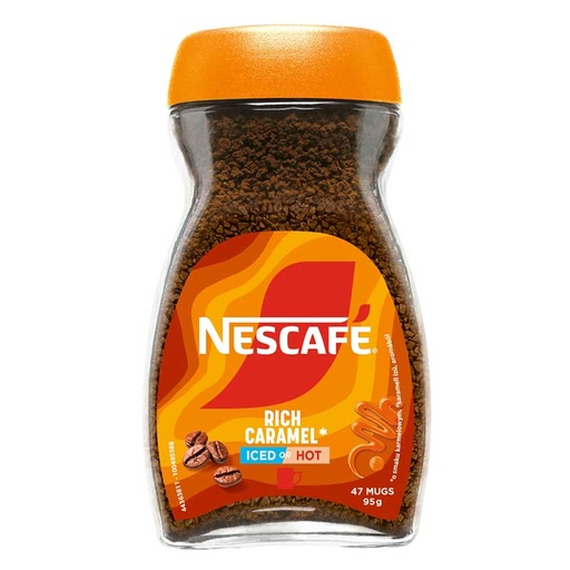Nescafe oploskoffie karamelsmaak 95g