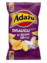 Adazu chips met ui en zure room smaak 130g